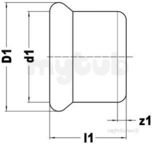 Xpress Copper and Solar Fittings -  Pegler Yorkshire Xpress Cu S61 Stop End 12