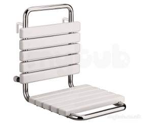 Delabie Showers -  Delabie Removable Slatted Shower Seat - Large Model