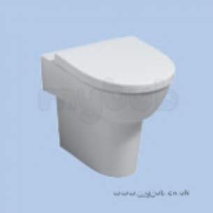 Twyford Mid Market Ware -  Twyford Fw1438 Flow Wc Ho Btw Pan White Fw1438wh