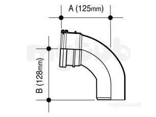 3d161 Osma 82mm Single S/r Bend 87.5deg