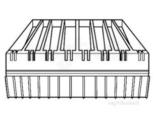 Osma Above Ground Drainage -  Osma Grey 82mm Dome Plus Bolt-3s414 3s413-g