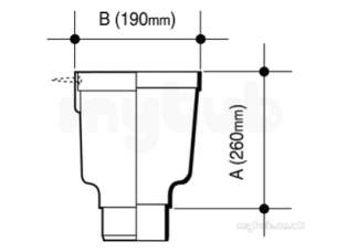 Osma Above Ground Drainage -  3s530g Grey Osma 82mm Hopper 3s530 G