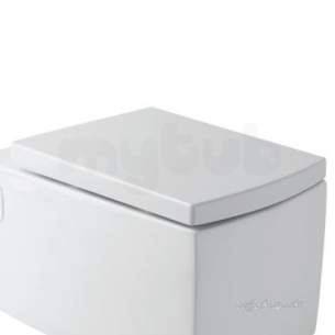 Eastbrook Sanitary Ware -  Somme Wall Hung Wc Soft Close Seat White 40.0009