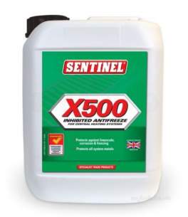 Sentinel Products -  Sentinel X500l-10l-gb Na 10 Litre Bottle Of X500 Inhibitor Anti-freeze