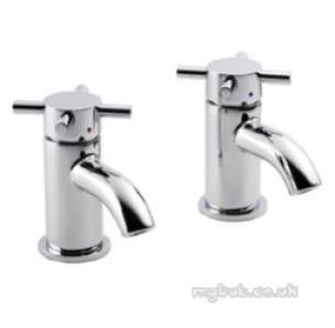 Pegler Luxury Bathroom Brassware -  Pegler Xia 4k8005 1/2 Inch Basin Taps