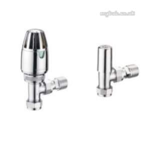 Pegler TRVs -  Terrier 1/2 Inch X10mm Angle Trv And Ls Pack Cp