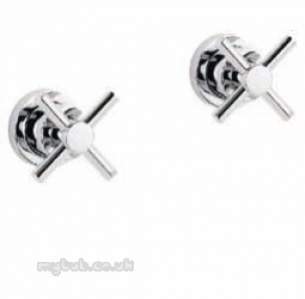 Pegler Luxury Bathroom Brassware -  Xia 4k8040 3/4 Inch Wall Side Valves