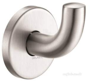 Delabie Accessories and Miscellaneous -  Delabie Coat Hook 62x65 Stainless Steel Satin Finish