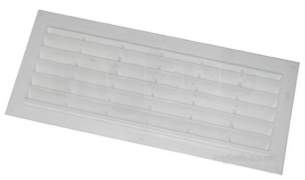 Passive Ventilation Grilles -  Airflow Bt4w 10 Inch X4 Inch Plastic/d Vent Whte