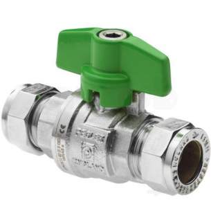 Yorkshire Lever Check and Appliance Valves -  Kuterlite 490t 22mm T-handle Ball Valve