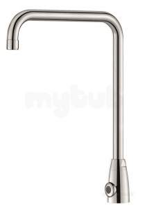 Delabie Basin Taps -  Delabie Tempomatic Pro Basin Tap 15 For Cf 230/12v With Swivel Spout