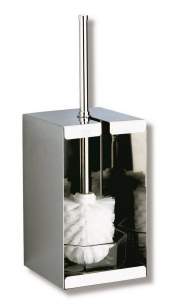 Delabie Accessories and Miscellaneous -  Delabie Wc Brush Set Wall Or Floor Mounted Polished Stainless Steel