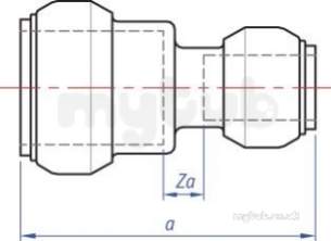 Tectite Classic -  Tect Clsc T1r Reducing Coupling 22x18