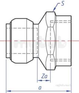 Tectite Classic -  Tect Clsc T2cp Fi Str Connector 10x1/2