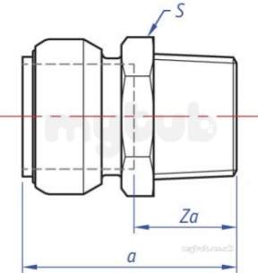 Tect Clsc T3tcp Taper Mi Connector15x1/2