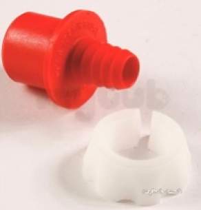 Polyfast Polyethylene Compression Fittings -  Red Polyethylene Adaptor Set 63mm 63x2 467ng2