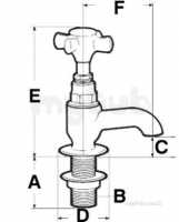 Francis Pegler Brassware -  Sequel 1/2 Basin Pillars Taps Cp