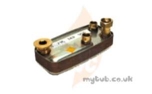 Worcester Boiler Spares -  Worcester 87161429000 Plate Heat Exchanger