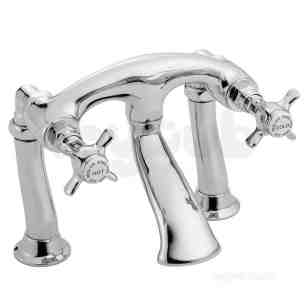 Francis Pegler Brassware -  Pegler Yorkshire Sequel Two Tap Holes Bath Filler Cp