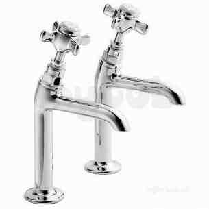 Francis Pegler Brassware -  Sequel High Neck Sink Pillars Cp