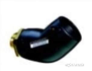 Plasson Electrofusion Fittings -  Black Trans.elbow 45 Deg Male 75-2.