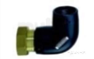 Plasson Electrofusion Fittings -  Black Free Nut Transition Elbow 32-1.