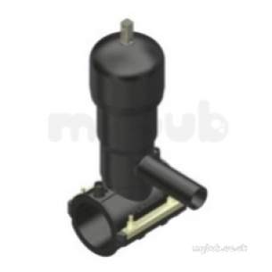 Plasson Electrofusion Fittings -  Black Ef Tapping Valve 63-32 49540