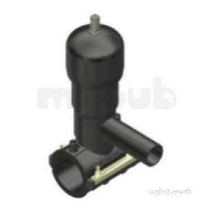 Plasson Electrofusion Fittings -  Black Ef Tapping Valve 63-40 49540