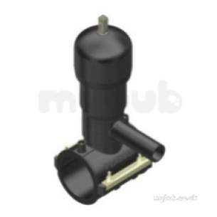 Plasson Electrofusion Fittings -  Black Ef Tapping Valve 75-32 49540