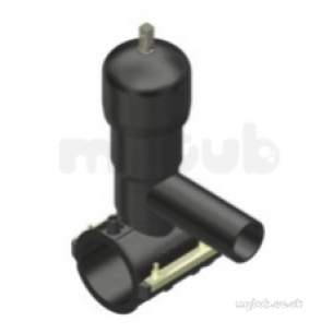 Plasson Electrofusion Fittings -  Black Ef Tapping Valve 75-50 49540