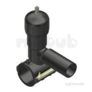 Plasson Electrofusion Fittings -  Black Ef Tapping Valve 75-63 49540