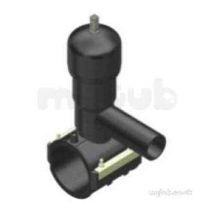 Plasson Electrofusion Fittings -  Black Ef Tapping Valve 90-50 49540