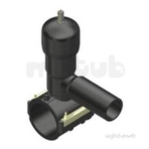 Plasson Electrofusion Fittings -  Black Ef Tapping Valve 90-63 49540