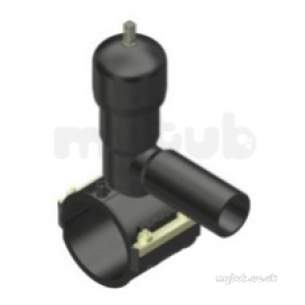 Plasson Electrofusion Fittings -  Black Ef Tapping Valve 110-63 49540