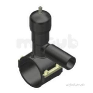 Plasson Electrofusion Fittings -  Black Ef Tapping Valve 125-63 49540