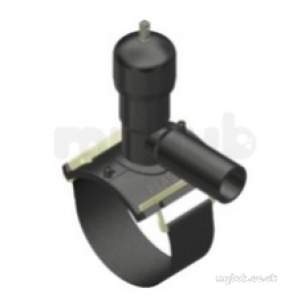 Plasson Electrofusion Fittings -  Black Ef Tapping Valve 200-63 49540