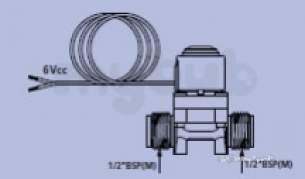 Delabie Accessories and Miscellaneous -  Tempomatic Solenoid Valve And 6v Battery