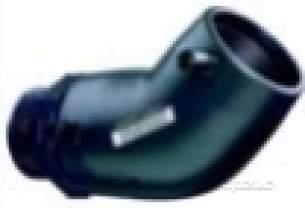 Plasson Electrofusion Fittings -  Blk Pe Male Transition Elbow 45 40-11/