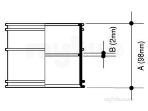 Osma Below Ground Drainage -  4d104 Osma 110mm D/s Coupler