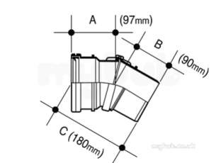 Osma Below Ground Drainage -  4d173 Osma 110mm S/s Adj Bend