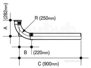 Osma Below Ground Drainage -  4d181 Osma 110mm Single L/r Bend 87.5deg