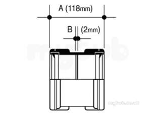 Hepworth Soil and Rainwater -  Hepworth Building 4 Inch Double Socket S1-b