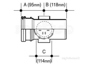 Osma Below Ground Drainage -  4d274 Osma 110mm Access Pipe