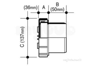 Osma Below Ground Drainage -  4d292 Osma 110mm Access Cover