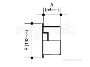 Osma Below Ground Drainage -  4d296 Osma 110mm Plug