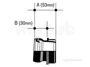 Osma Below Ground Drainage -  4d399 Osma 40mm Socket Adaptor