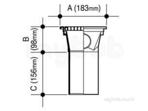 Osma Below Ground Drainage -  4d507 Osma 110mm Hopper