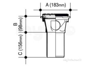 Osma Below Ground Drainage -  4d527 Osma 110mm P-e Hopper