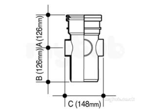 4d589 Osma 110mm Boss Pipe