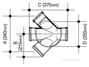 Osma Below Ground Drainage -  4d960 Osma D/s Shallow Ins Chamber